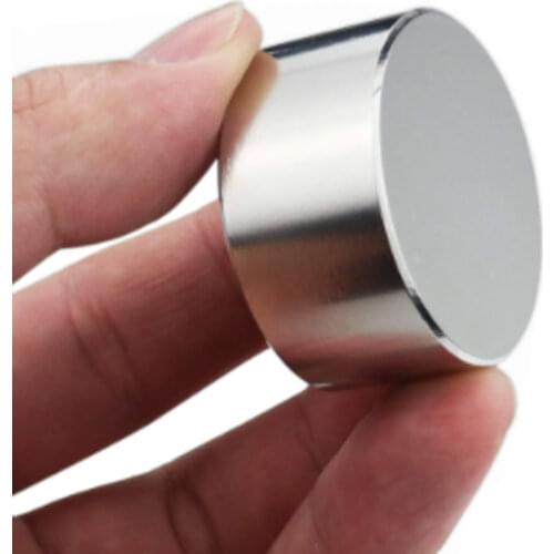 2PCS Super Powerful Neodymium Magnet D40*20mm Strong Pull-force N38 Rare earth NdFeB Slow Down Gas Meter Water Meter