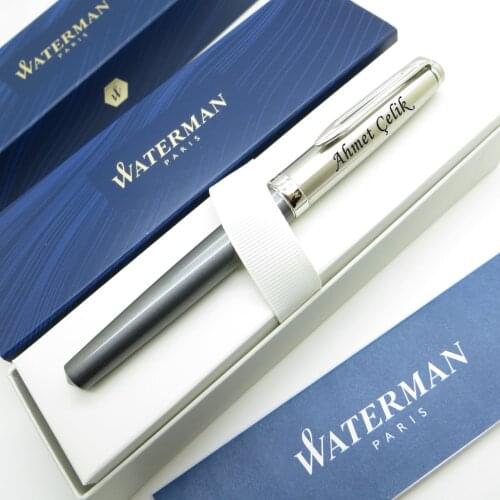 Waterman Embleme Deluxe Gray CT Roller Pen | İsme Special Pen | Gift Pen