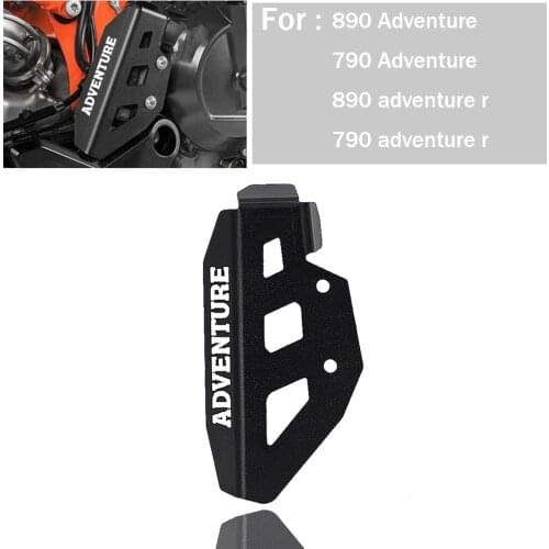 890 Adventure Motorcycle Rear Brake Cylinder Cover Accessories Rear Brake Guard for 890 Adventure R 790 Adventure R 2018-2021