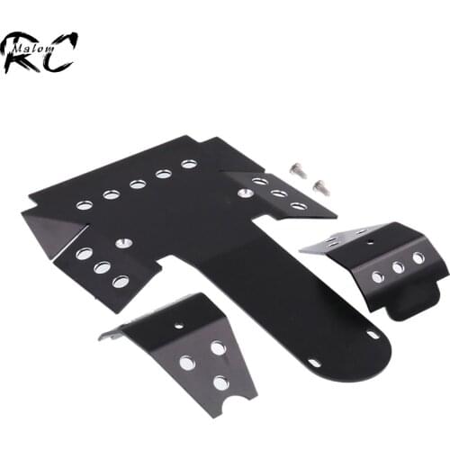 3Pcs Aluminium Front Rear Axle Protector Skid Plate Chassis Armor for 1/10 RC Rock Crawler RR10 Bomber 90048 90053 Upgrade Parts