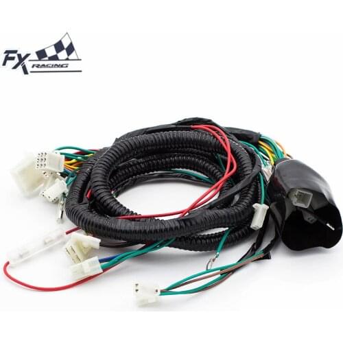 Wire Harness For GY6 125CC - 150CC Scooter Dirt Quad Bike ATV Buggy Bike Atmoik Go Kart
