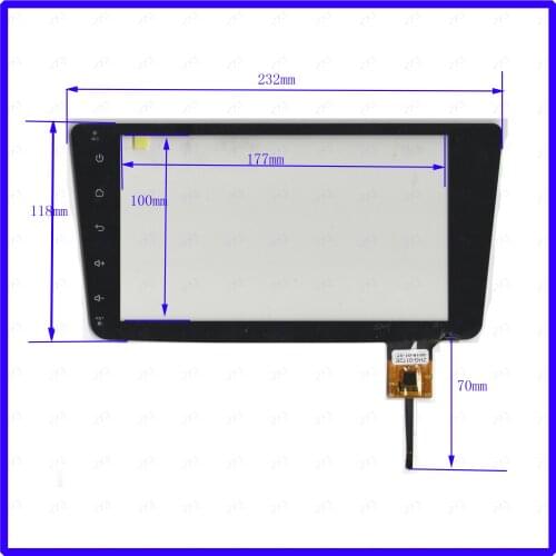 ZhiYuSun ZHG-0172E NEW 8inch 232mm*118mm Touch sensor panel overlay kit 232*118 Resolution GT911