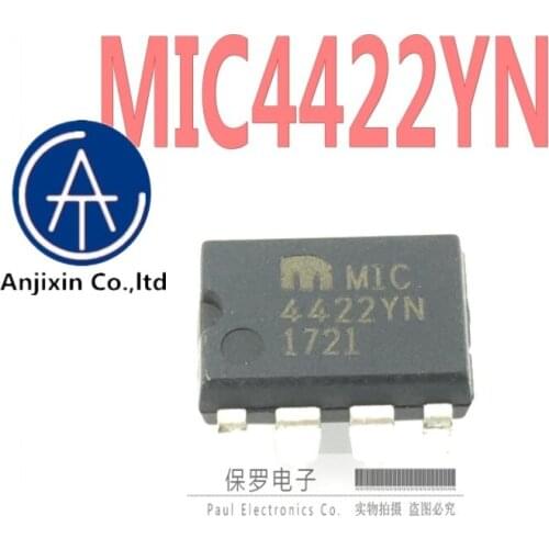 10pcs 100% orginal new real stock Bridge driver MIC4422YN MIC4422 DIP-8