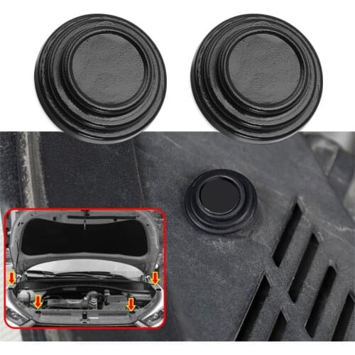2Pcs Auto Door Shock Absorber Stickers Car Accessories For Volkswagen Tiguan touran Touareg Skoda yeti kodiaq karoq seat Arona