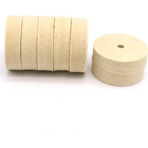 4" 75mm Wool Wheel Mirror Polishing Wheel Wool and Metal Felt Buffling Pad