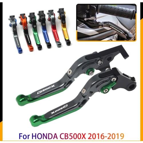 Accessories Clutch and Brake Levers with Motorcycle Foldable Extendable CNC Moto Adjustable For HONDA CB500X 2016 2017 2018 2019