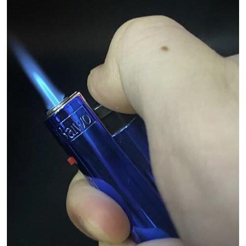 Butane Lighter Torch Lighter Blue Flame Metal High Quality Windproof Lighter Smoking Accessories Gift for Men Gadgets for Men