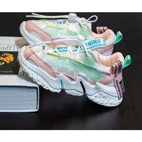 2021 Toddler Infant Children Shoes For Girls Sport Shoes Light Mesh Sneakers Kids Shoes Boys Tenis Cute Female Running Footwear