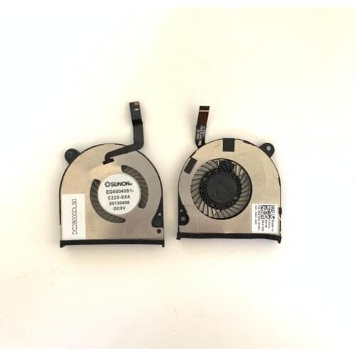 FOR Dell XPS 11 (9P33) Laptop CPU Cooling Fan DC28000DLS0 EG50040S1-C220-S9A K81W6 0K81W6 11-9P33 DC5V 0.35A