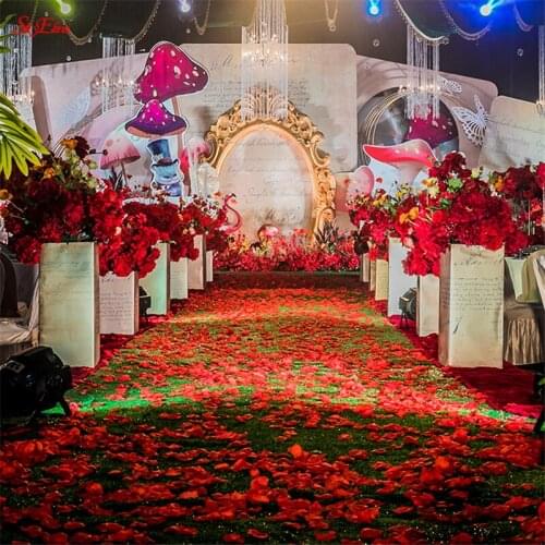 Simulation Rose Petals Fake Petals Wedding Birthday Creative Props Wedding Room And Bed Atmosphere Layout Supplies 5z