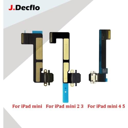 JDecflo Charging Port Flex Cables For iPad Mini Mini 2 3 Mini 4 5 Charger Flex Cable Charging Flex For iPad Mini 1 2 3 4 5