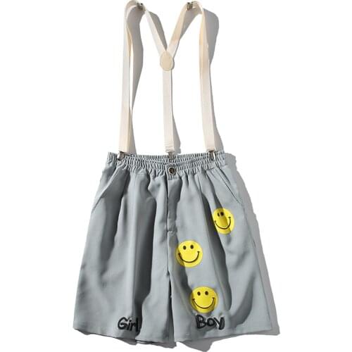 M-6XL summer Hong Kong style plus size shorts and overalls mens casual loose printed trousers