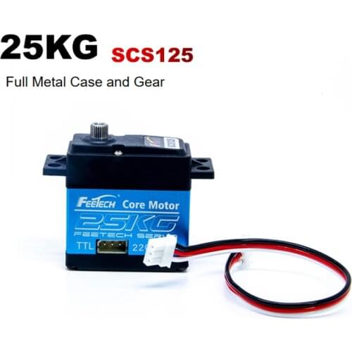 Metal Gear 25KG High Speed TTL Serial Bus Servo With Feedback Dual Mode Smart Servo For RC Robot