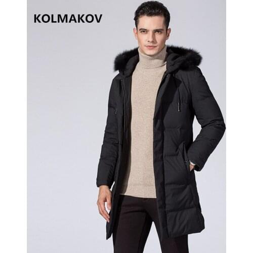 2019 new arrival Mens winter high quality 80% white duck down hooded jacket men, Hooded Down Jackets Winter parkas men.M-3XL