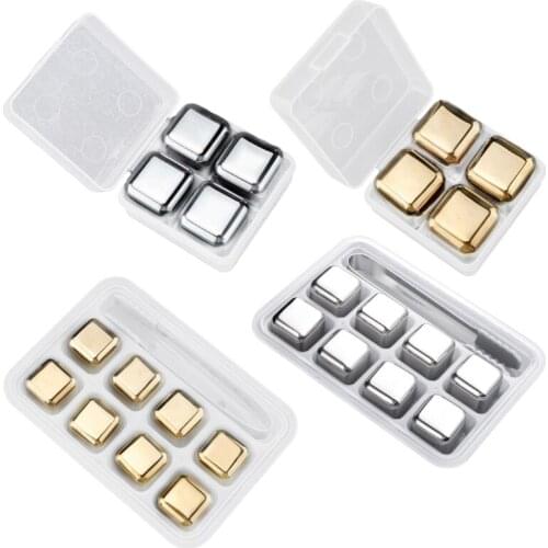 Chilling Whiskey Stones Wine Chillier with Ice Freezer Storage Tray Birthday