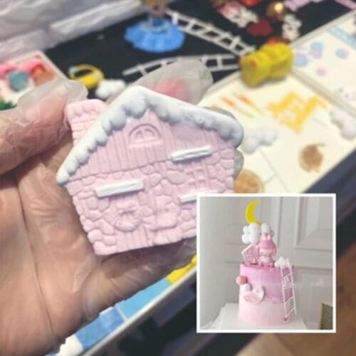 Handmade Mushroom House Epoxy Resin Mold Pendant Resin Mold Jewelry Making Tools F3MF