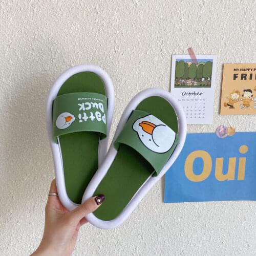 Women Man Slippers Women Men Beach Flip Flops Soft Pvc Lovers Bathroom Slipper Anti-slip Female Home Floor Shoes