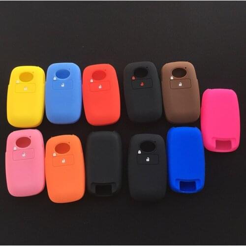 Silicone car key cover case shell For Toyota RAIZE For Daihatsu Rocky 2button key cover case Car Accessories