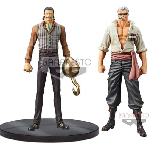 Tronzo Original Banpresto One Piece Movie STAMPEDE GRANDLINE MAN Sir Crocodile Smoker PVC Action Figure Model Toys For Christmas