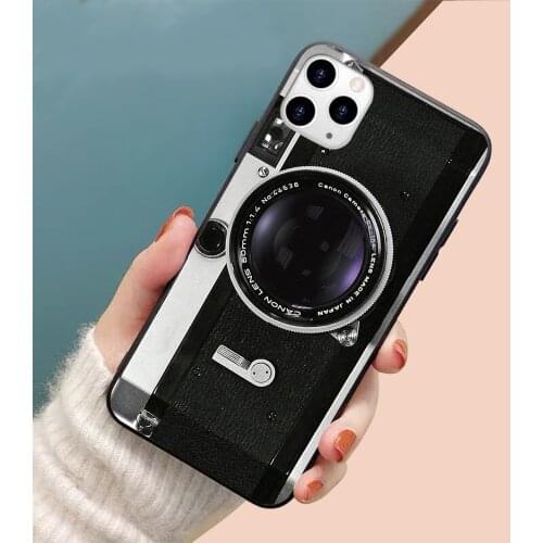 Vintage Canon Rangefinder soft TPU border phone case for iphone 11PRO 11PROMAX 11 X XS XR XSMAX 6 plus 7 7plus 8 8plus cover