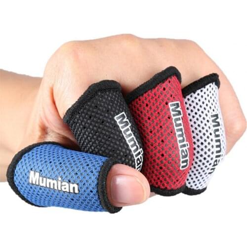 1 Pair Mumian A71 Protective Finger Sleeve Breathable Elastic Finger Protector Stylish Basketball Outdoor Sports Finger Stall