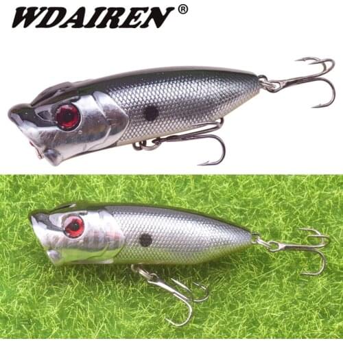 1Pcs Topwater Fishing Lure 6.5cm 12g Popper Lures Japan Artificial Plastic Hard Baits Wobblers Tackle Bass Crankbaits Pesca