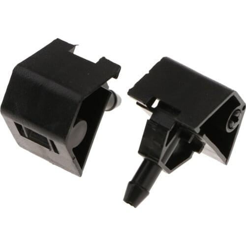 2X Front Windshield Wiper Nozzles Spray Jet Nozzle for QASHQAI I MK1 06-14