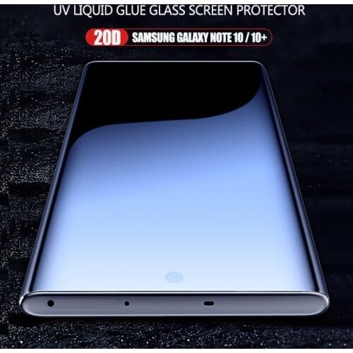 20D UV Screen Protector for Samsung Galaxy Note 10 Plus 10H Tempered Glass Screen Film for Samsung Note 10 Note 10+ Protection