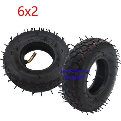 6*2 Tire with Inner Tube 6x2 tyre for Electric Scooter Modified Wheel160mm Pneumatic Tyre ElectricScooter F0 Pneumatic Wheel