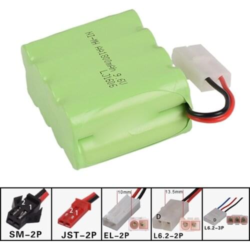 9.6v 1800mah AA NI-MH X Battery High capacity upgrade battery toys car ship robot L6.2-2P EL-2P free shipping