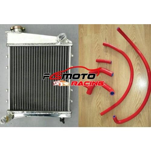 Aluminum Radiator + 5 PCS Silicone Hoses For Austin Rover Mini Clubman / Cooper GT 850/998/1098 1959-1990
