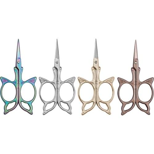 Dailylike New Arrival Durable Vintage Retro Tailor Scissor Embroidery Craft Cross Stitch Scissors Fabric Cut Trim Shear