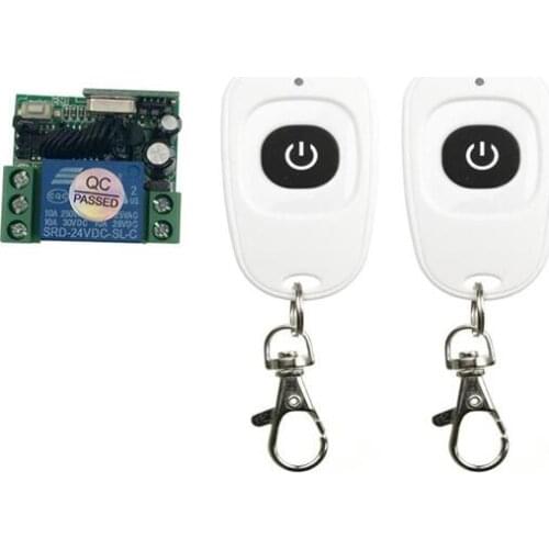 DC 24 v 1CH mini RF wireless remote control radio switch Learning code receiver+ transmitter 315/433MHZ