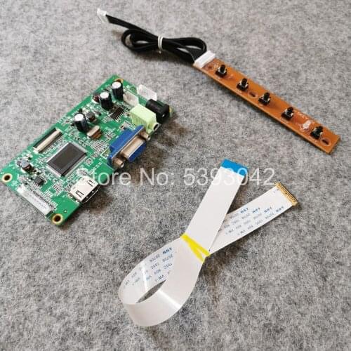 For LTN140HL05-301 LTN140HL05-401 14" laptop LCD screen 1920*1080 VGA monitor controller drive board EDP 30Pin WLED DIY kit