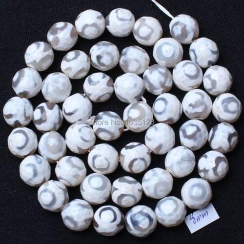 High Quality 8mm Natural Multicolor Agates Onyx Faceted Round Shape Loose Beads 15" Jewellery Making w1845