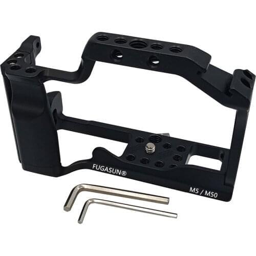M50 Camera Cage M5 Camera Cage for Canon EOS M50 / M5 Camera Case Camera Rig Cold Shoe