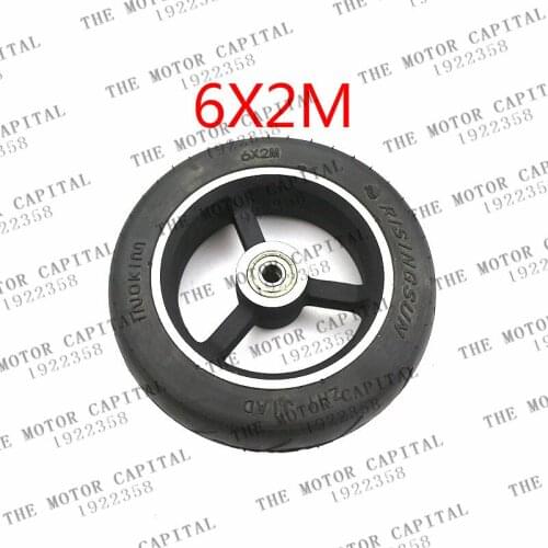 6X2 Wheels set Tire with Inner Tube Fit for Electric Scooter Wheel Chair Truck 6 inch Tire Tyre Pneumatic Trolley Cart