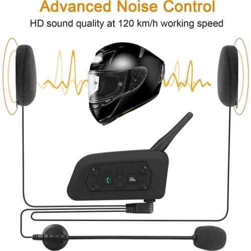 Multifunction Motorcycle Helmet Intercom Stereo Device Headsets Bluetooth-compatible Speaker Earphone Replacement Clip for V4 V6