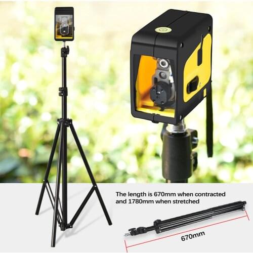 Portable 2 Line High-precision Laser Level Tool Vertical Horizontal Line 3° Self-leveling Function Laser Level