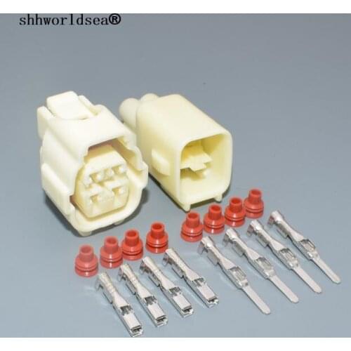 Shhworldsea 7283-7040-10 7282-7040-10 4 Way 2.2MM car Male and Female Waterproof Auto Electrical Connector plug for Toyota