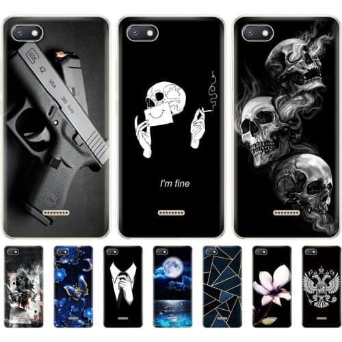Silicon case For xiaomi Redmi 6a Case Full Protection Soft tpu Back Phone Cover for xiaomi Redmi 6 A bumper Hongmi 6a Coque