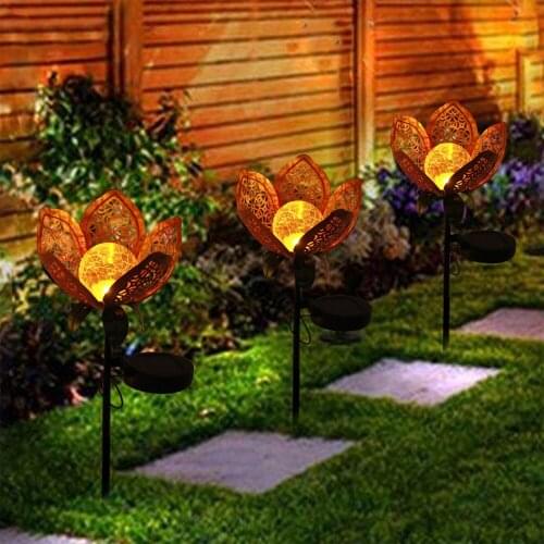 LED Solar Ligh Outdoor Water Proof Landscape Lamp Lawn Decorations Garden Creative Solar Ligh Courtyard Road Ground Plug Lights