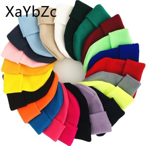 2021 Winter Hats for Woman New Beanies Knitted Solid Cute Hat Girls Autumn Female Beanie Caps Warmer Bonnet Ladies Casual Cap