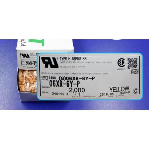 06XR-6Y-P Yellow color Connectors Terminals housings 100% new and original parts