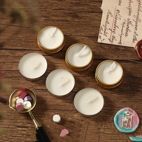 1pc Flamless Sealing Wax Candles Melting Wax Sealing Stamp Craft Gifts for Wedding Party Christmas Decoration Birthday