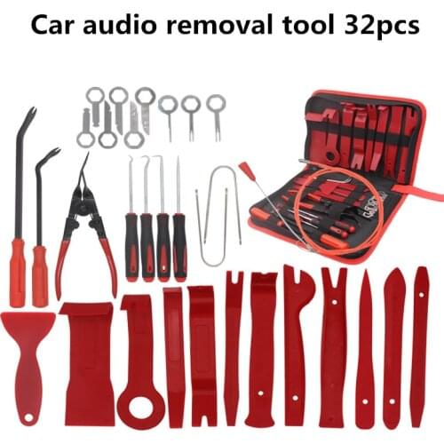 32Pcs Car Audio Disassembly Tool Interior Door Clip Panel Trim Dashboard Removal Tool Modification Car Repair Tool Hand Tool Kit