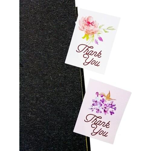 80pcs/lot Flower Design Stickers Thank You Seal Sticker For Gifts 4 Color Gift Package Decaration Stickers Scrapbooking
