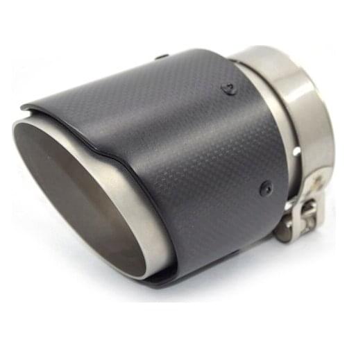 Car Carbon Fiber Exhaust Tip Muffler Pipe Fit For Land Rover Discovery Sport 2015-2018