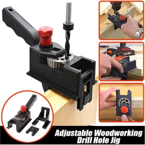 Drill Locator Tool 10 Holes 3-12mm High Precise Woodworking Multifunction Hole Drilling Guide Tool Porous Portable Punch Locator