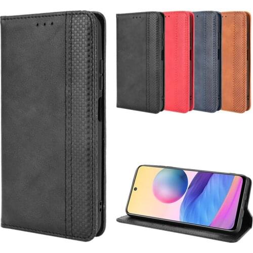 Wallet Case for Poco M3 Pro Vintage Business Leather Coque Card Slot Stand Flip Para Full Protect for POCO M3 Pro 4G/5G Capa